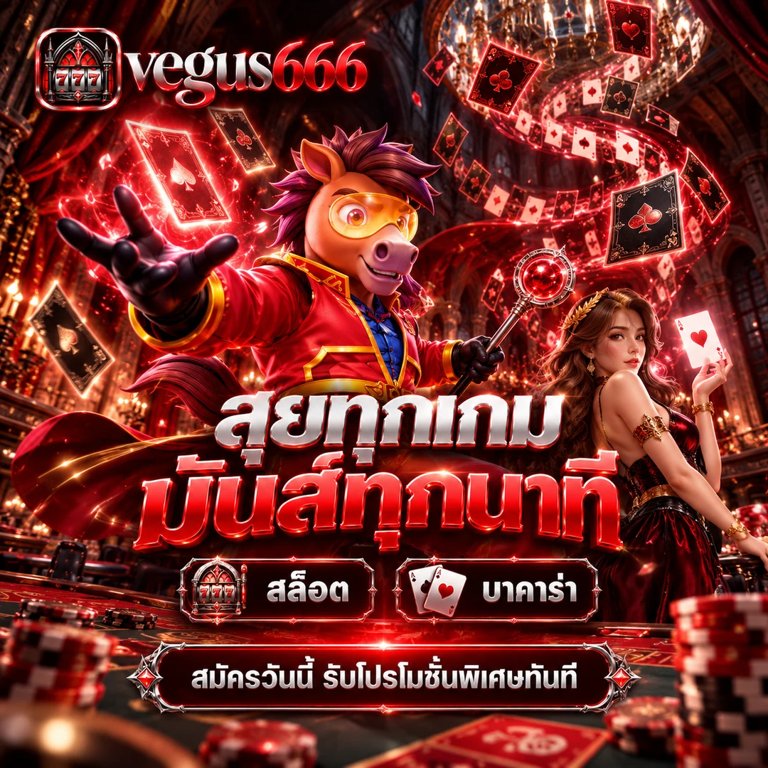 บัตรสมาชิก vegus666 vip สีดำแดงเงิน